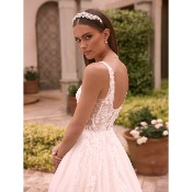 Nouveauté ! Robe de mariée Clorinde T 36 à 52, Bianco Evento paillettes