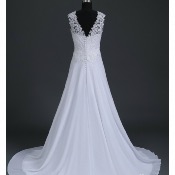 Destockage Robe de mariée Romane T 42, 44, 48 blanche 