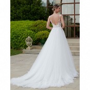 Nouveauté !!! Robe Morganite ivoire tulle broderies princesse champêtre Bianco Evento T 36 à 48